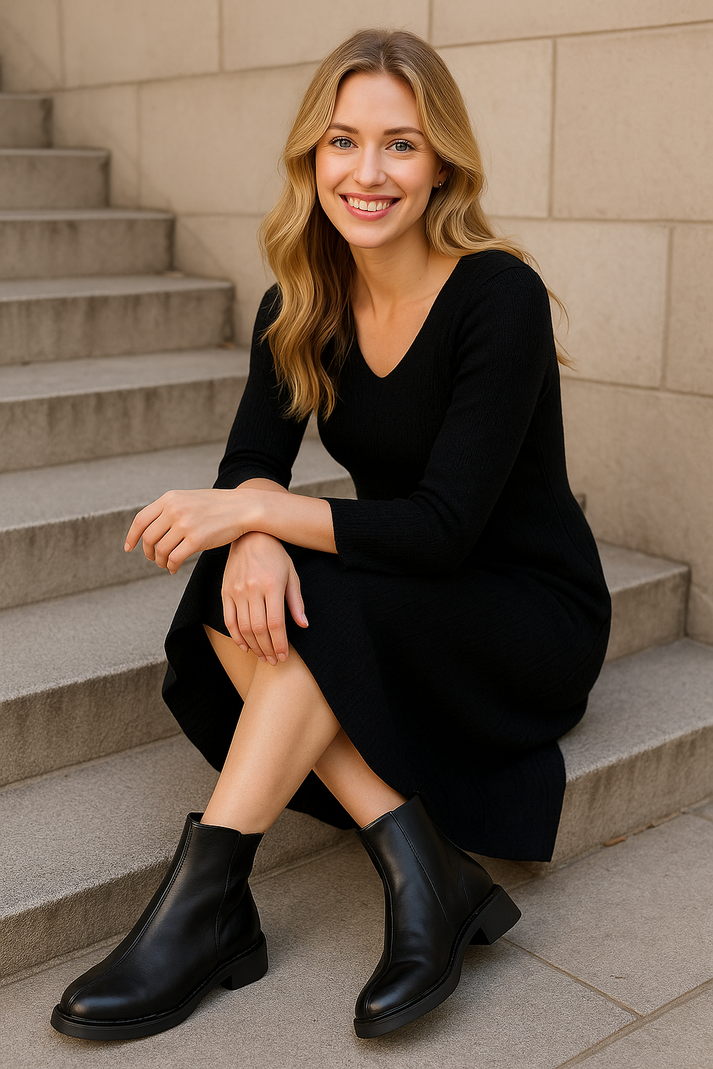 The Luca Back-Zip Boot