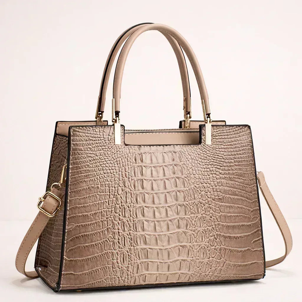 The Croc-Structured Everyday Bag - Maison LYORÉN