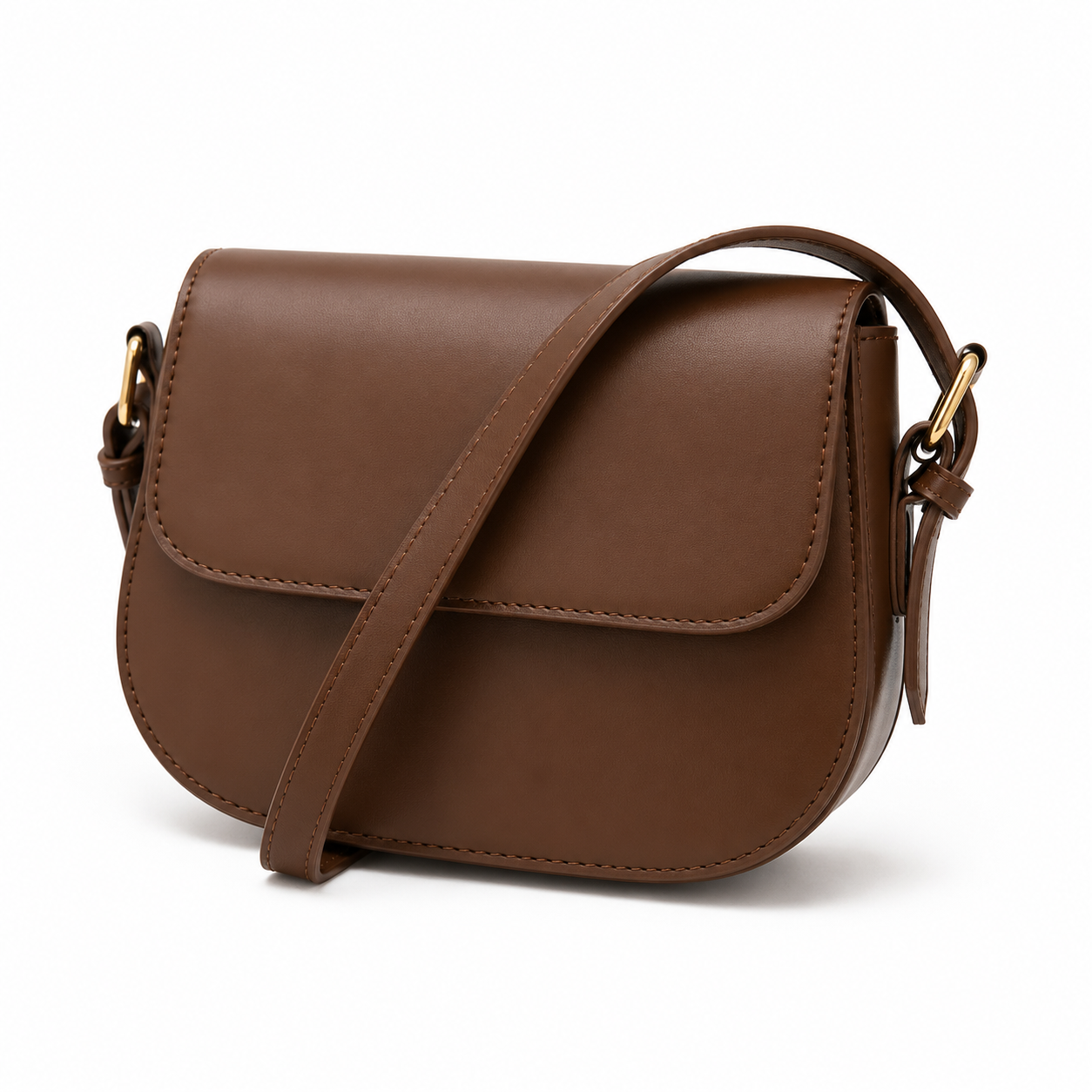 Célène Saddle Bag in Sable — Maison LYORÉN
