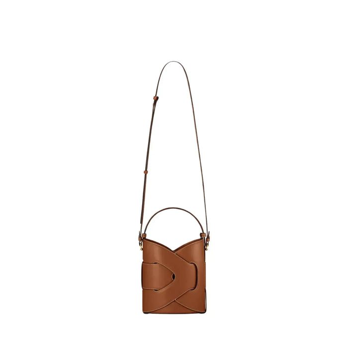 Éline Mini Arc Leather Bucket Bag | Luxury Crossbody - Maison LYORÉN