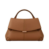 Nayomi Structured Leather Handbag - Maison LYORÉN