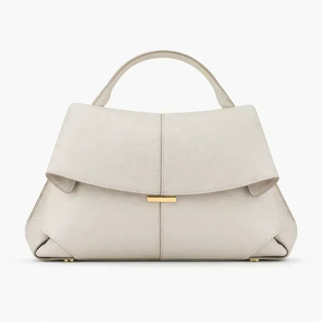 Nayomi Structured Leather Handbag - Maison LYORÉN