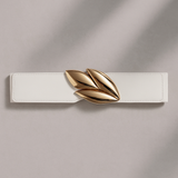 ALYSSA Belt — Sculpted Leaf Buckle Elegance