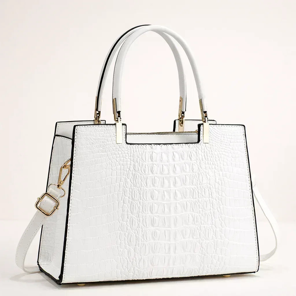 The Croc-Structured Everyday Bag - Maison LYORÉN