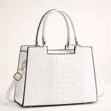 The Croc-Structured Everyday Bag - Maison LYORÉN