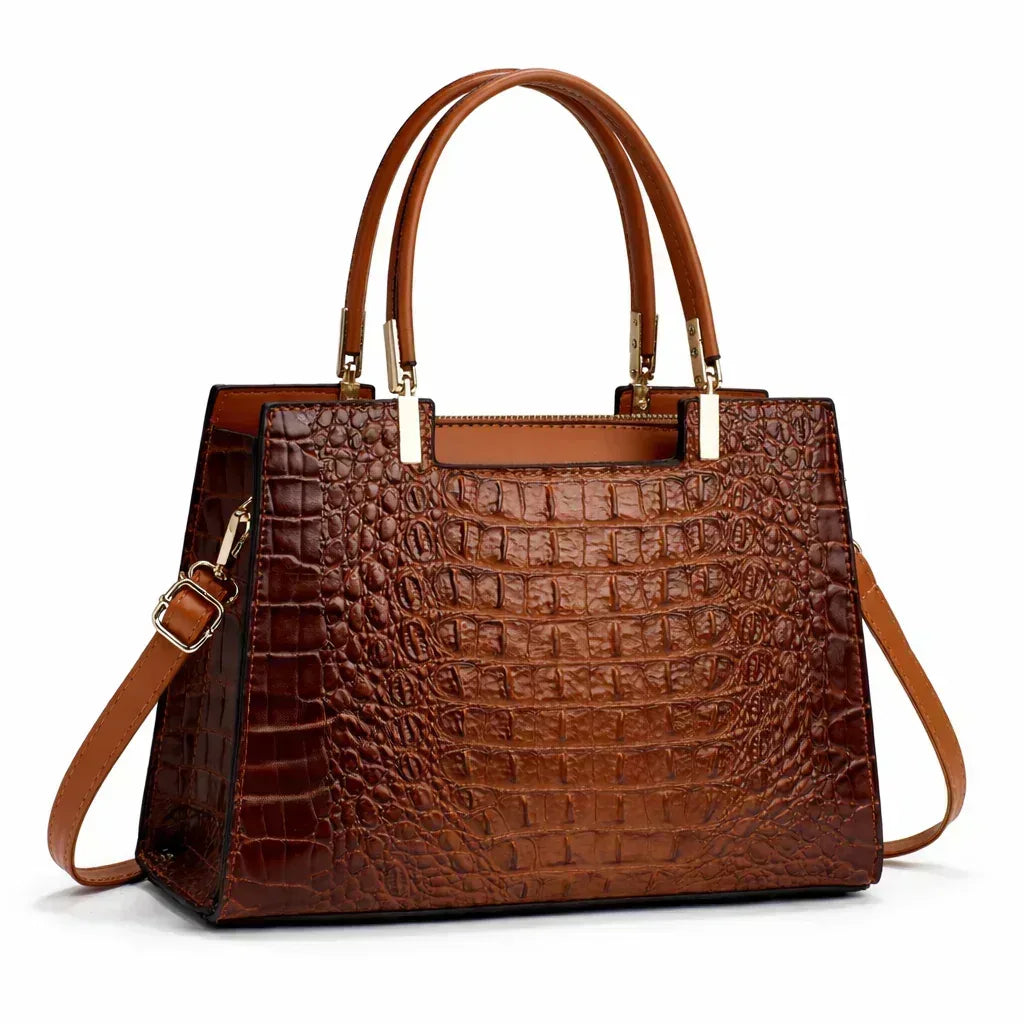 The Croc-Structured Everyday Bag - Maison LYORÉN